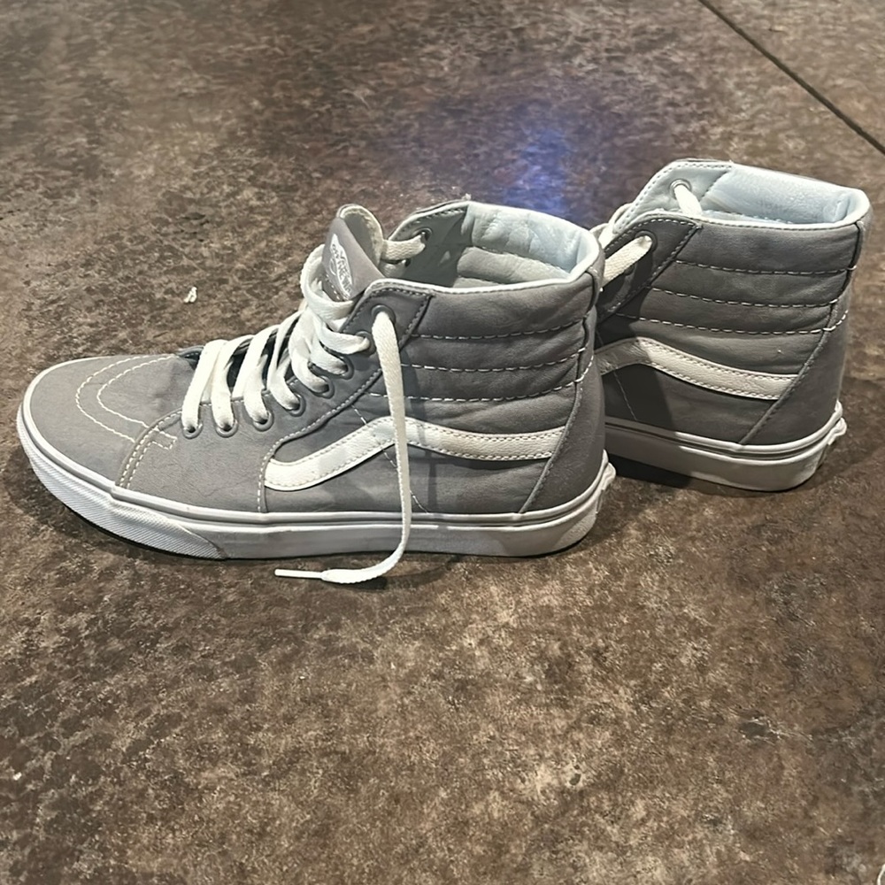 Gray Hi Top Vans